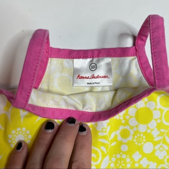 Hanna Andersson Floral Polka Dot Sundress - Picture 3 of 4